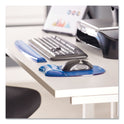 Fellowes Gel Crystals Keyboard Wrist Rest, 18.5 x 2.25, Blue (91137)
