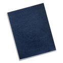 Fellowes Classic Grain Texture Binding System Covers, 11 x 8.5, Navy, 50/Pack (52124)