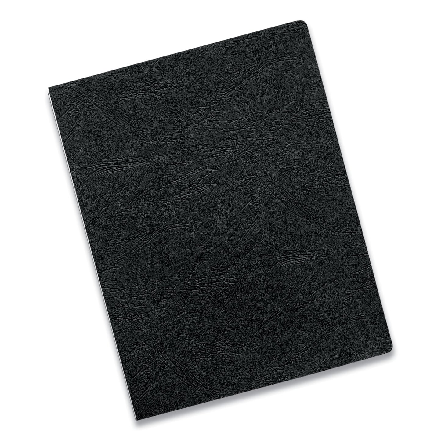 Fellowes Executive Leather-Like Presentation Cover, Black, 11.25 x 8.75, Unpunched, 50/Pack (52146)