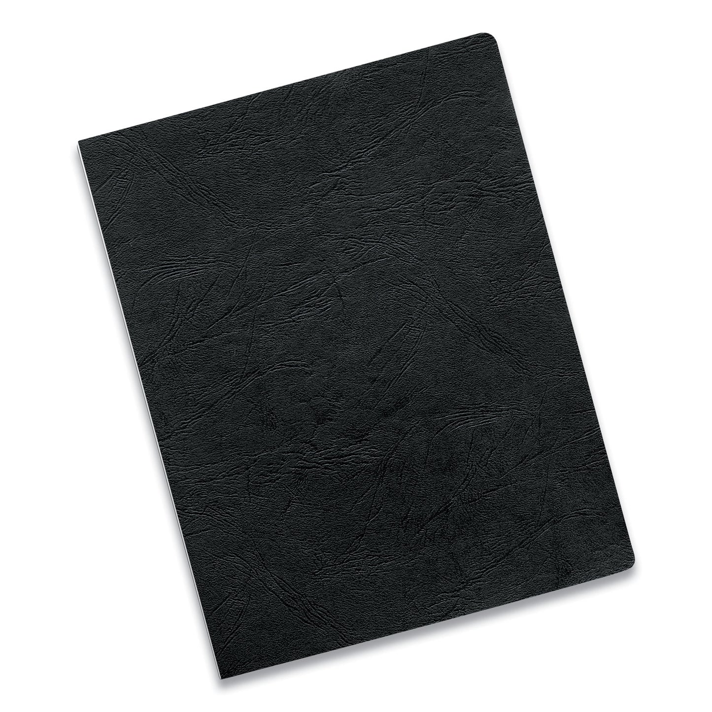 Fellowes Executive Leather-Like Presentation Cover, Black, 11.25 x 8.75, Unpunched, 200/Pack (52149)