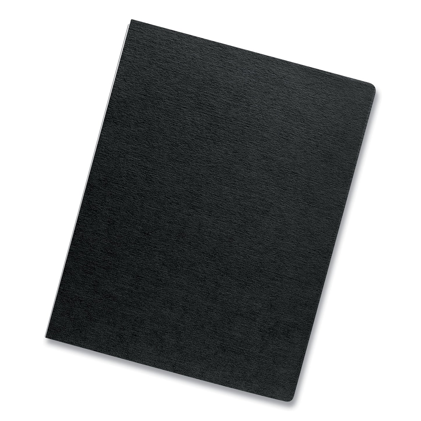 Fellowes Expressions Linen Texture Presentation Covers for Binding Systems, Black, 11.25 x 8.75, Unpunched, 200/Pack (52115)