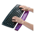 Fellowes Gel Crystals Keyboard Wrist Rest, 18.5 x 2.25, Purple (91437)