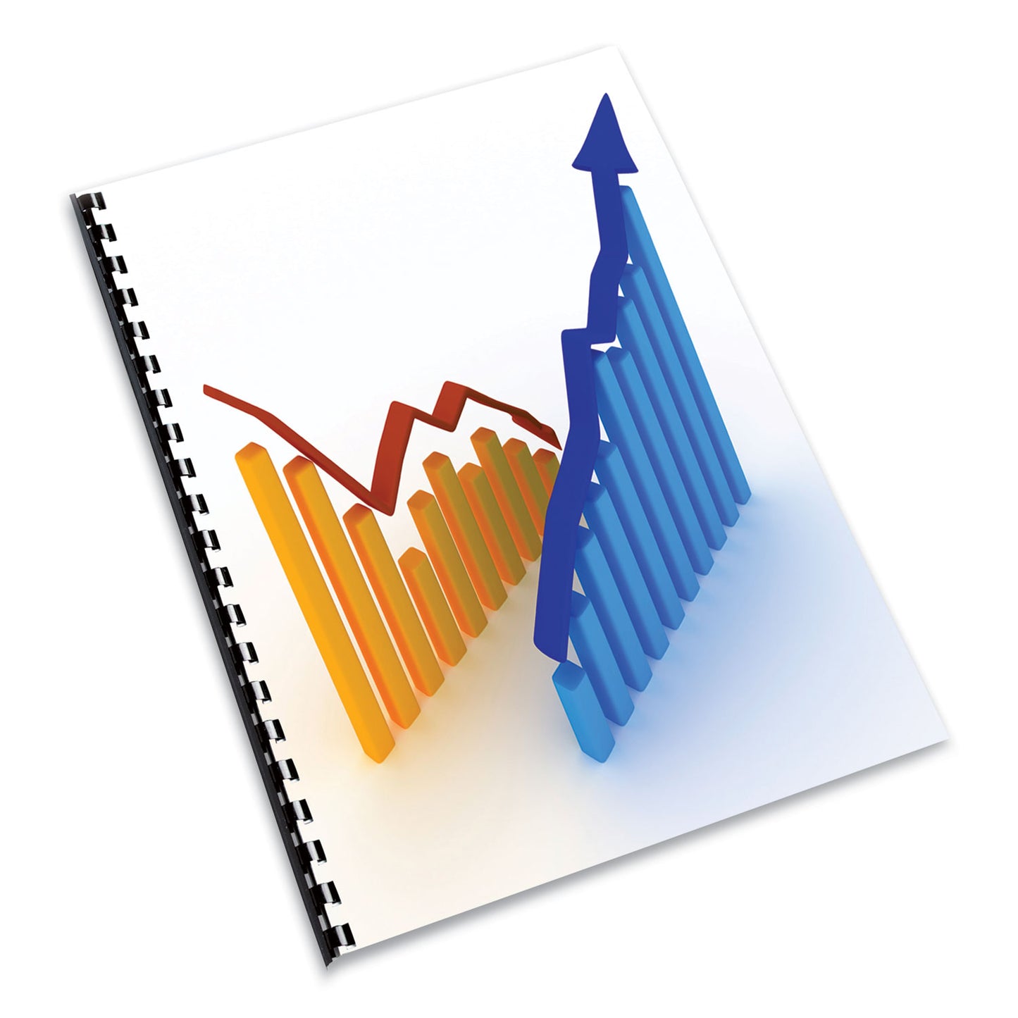 Fellowes Executive Leather-Like Presentation Cover, Navy, 11.25 x 8.75, Unpunched, 50/Pack (52145)