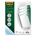 Fellowes Crystals Transparent Presentation Covers for Binding Systems, Clear, with Round Corners, 11.25 x 8.75, Unpunched, 100/Pack (52311)