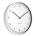 Union & Scale Essentials Contemporary Round Wall Clock, 15" Overall Diameter, White Case, 1 AA (sold separately) (24411459)