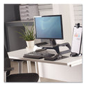 Fellowes I-Spire Series Monitor Lift, 20" x 8.88" x 4.88", Black, Supports 25 lbs (9472301)