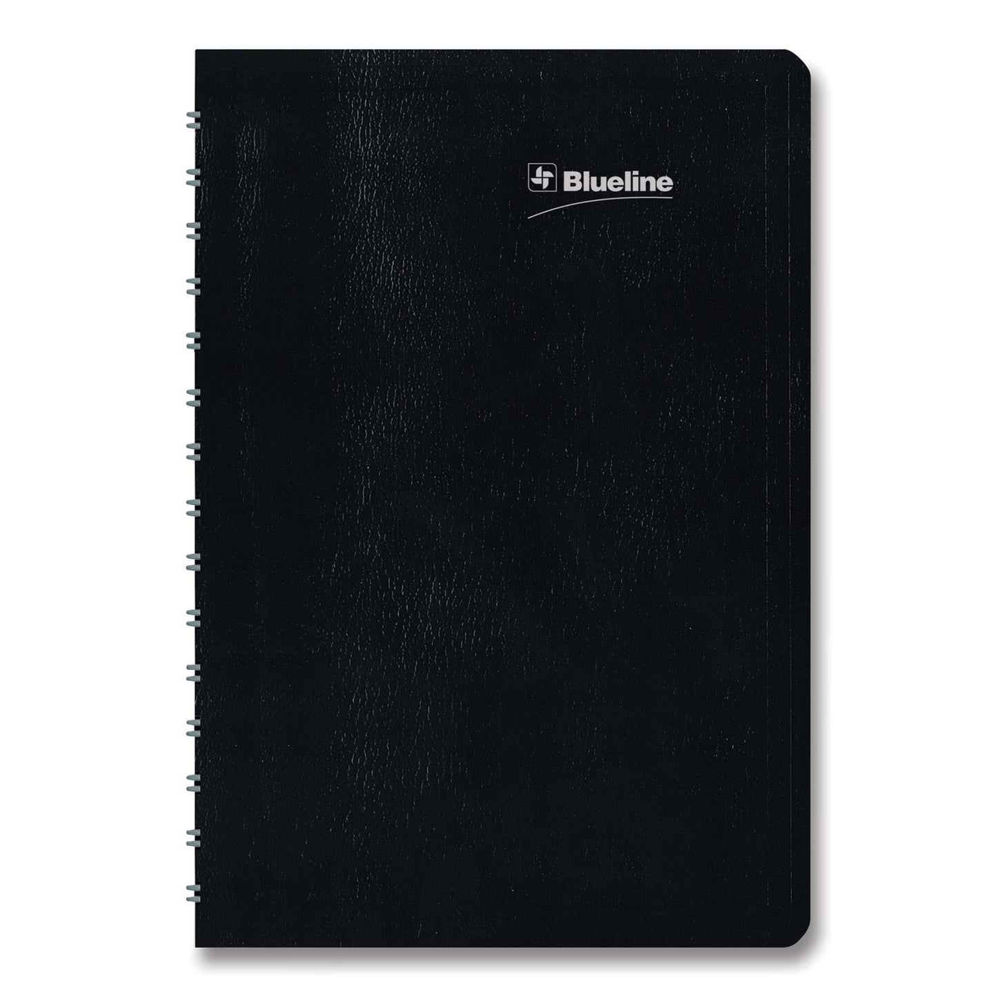 Blueline DuraGlobe Daily Planner, 30-Minute Appointments, 8 x 5, Black Soft Cover, 12-Month (Jan to Dec): 2025 (C21021T)