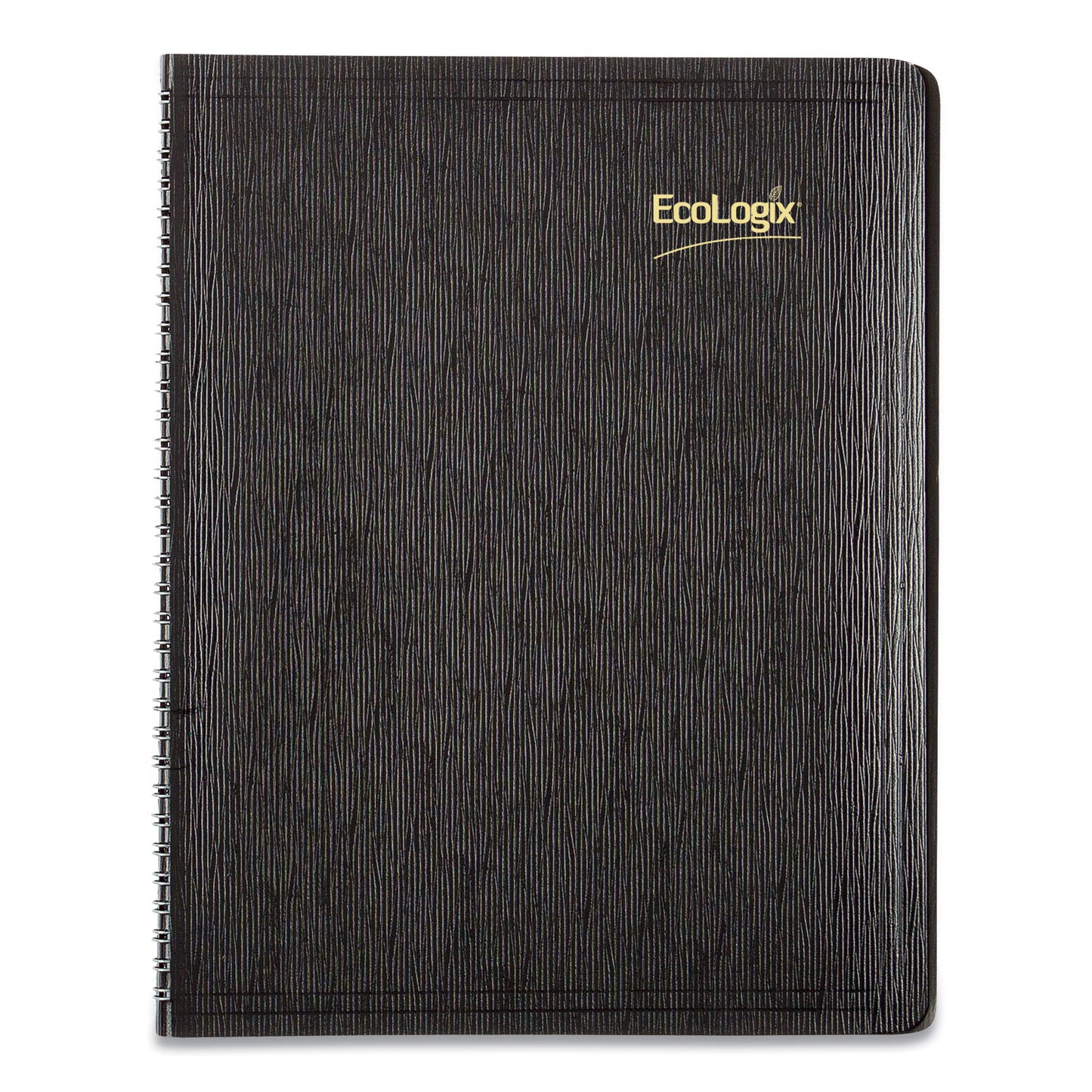 Brownline EcoLogix Recycled Monthly Planner, EcoLogix Artwork, 11 x 8.5, Black Cover, 14-Month: Dec 2024 to Jan 2026 (CB435WBLK)
