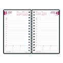 Brownline DuraFlex Daily Planner, 8 x 5, Black Cover, 12-Month (Jan to Dec): 2025 (CB634VBLK)