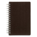 Brownline DuraFlex Daily Planner, 8 x 5, Black Cover, 12-Month (Jan to Dec): 2025 (CB634VBLK)