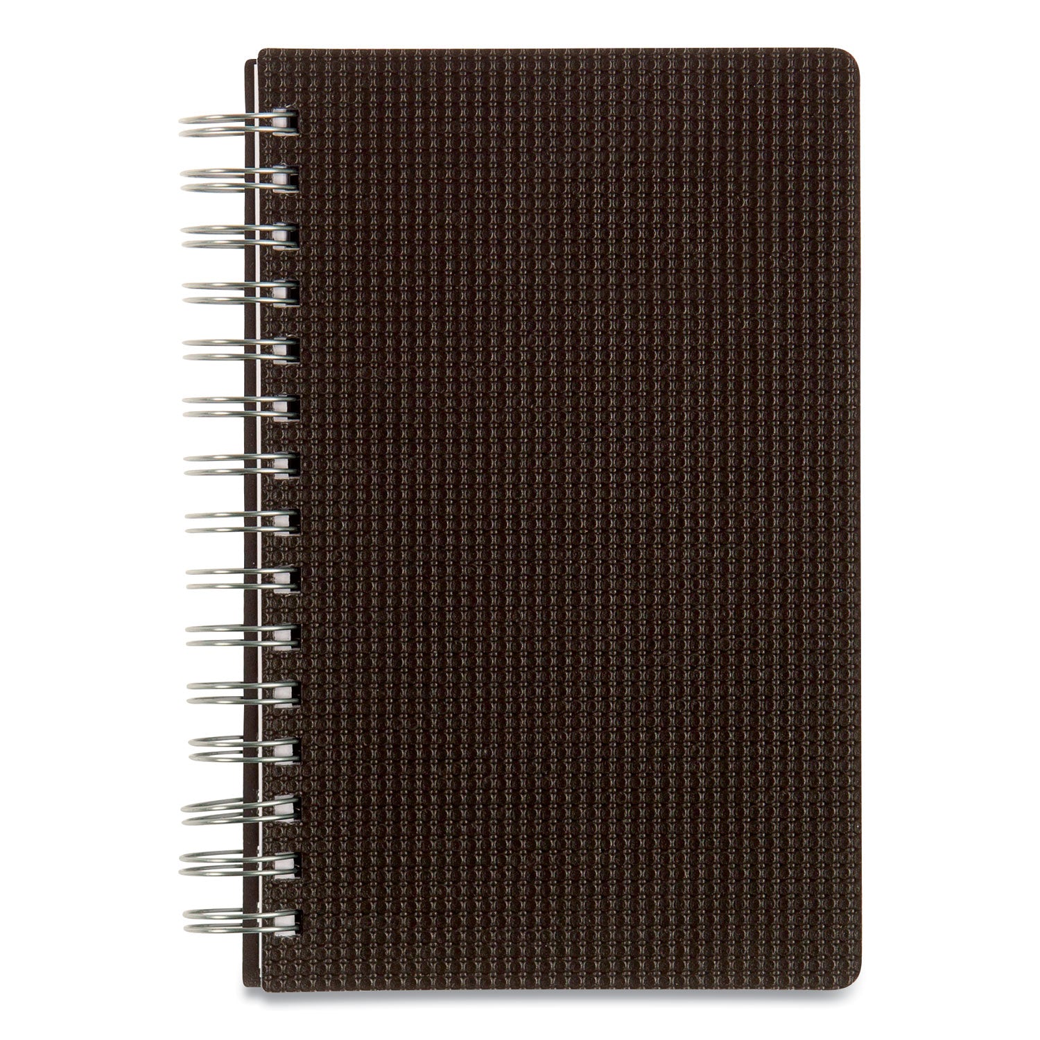 Brownline DuraFlex Daily Planner, 8 x 5, Black Cover, 12-Month (Jan to Dec): 2025 (CB634VBLK)