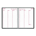 Brownline DuraFlex Weekly Planner, 11 x 8.5, Black Cover, 12-Month (Jan to Dec): 2025 (CB950VBLK)