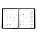 Brownline Essential Collection 14-Month Ruled Monthly Planner, 8.88 x 7.13, Black Cover, 14-Month: Dec 2024 to Jan 2026 (CB1200BLK)