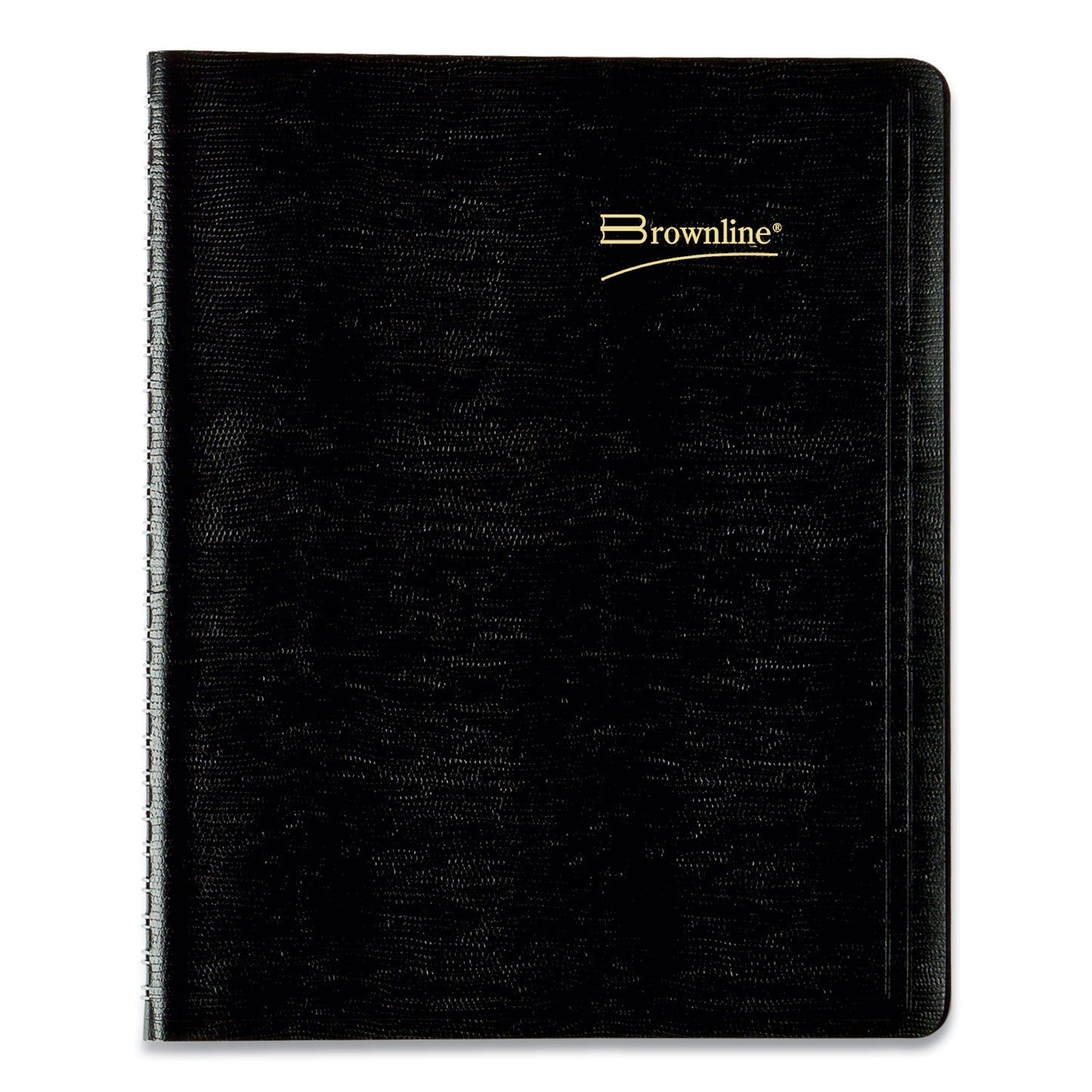 Brownline Essential Collection 14-Month Ruled Monthly Planner, 8.88 x 7.13, Black Cover, 14-Month: Dec 2024 to Jan 2026 (CB1200BLK)