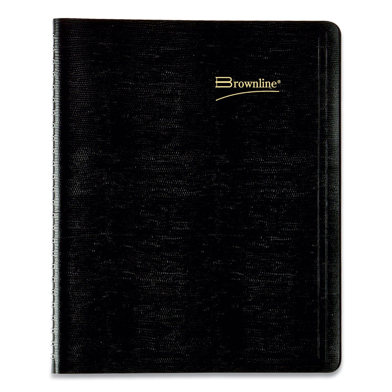 Brownline Essential Collection 14-Month Ruled Monthly Planner, 8.88 x 7.13, Black Cover, 14-Month: Dec 2024 to Jan 2026 (CB1200BLK)