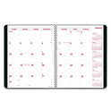 Brownline DuraFlex 14-Month Planner, 8.88 x 7.13, Black Cover, 14-Month: Dec 2024 to Jan 2026 (CB1200VBLK)