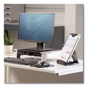 Fellowes Office Suites Desktop Copyholder with Memo Board, 150 Sheet Capacity, Plastic, Black/Silver (8033201)