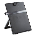 Fellowes Non-Magnetic Letter-Size Desktop Copyholder, 125 Sheet Capacity, Plastic, Black (21106)