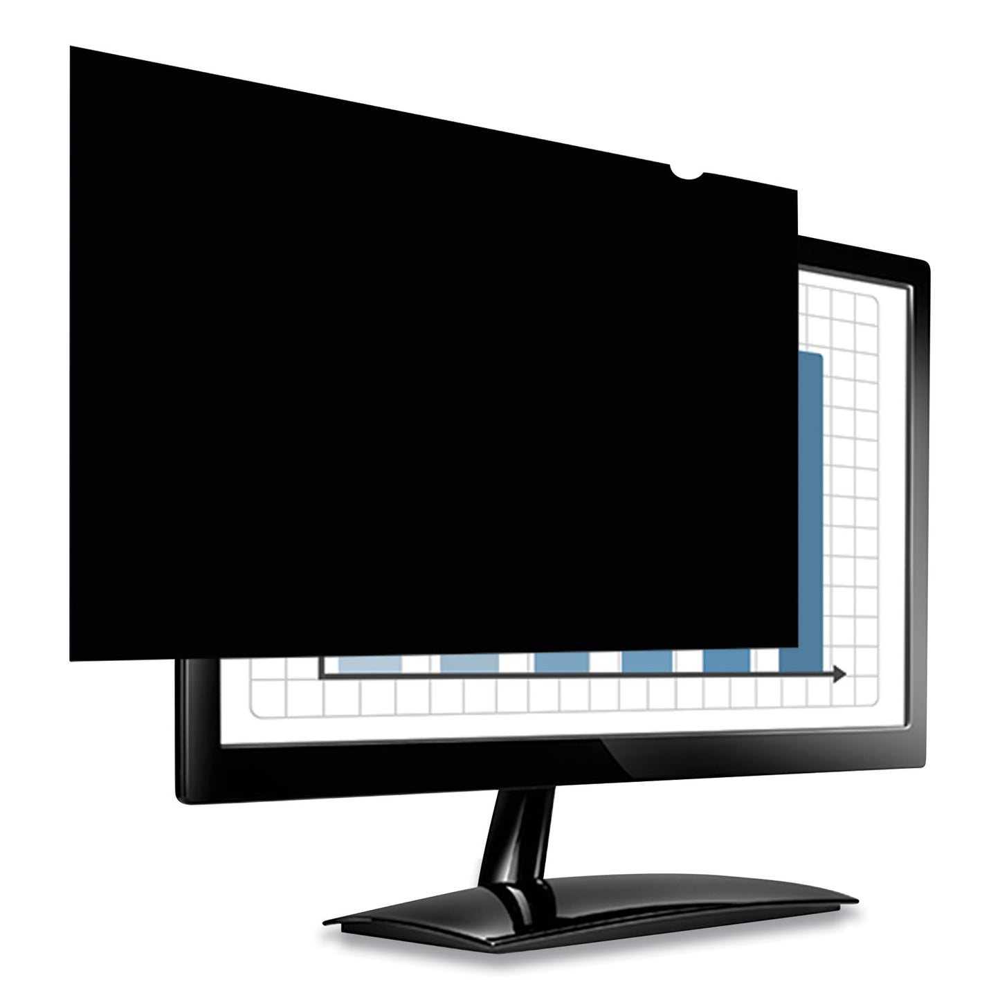 Fellowes PrivaScreen Blackout Privacy Filter for 24" Widescreen Flat Panel Monitor, 16:9 Aspect Ratio (4811801)