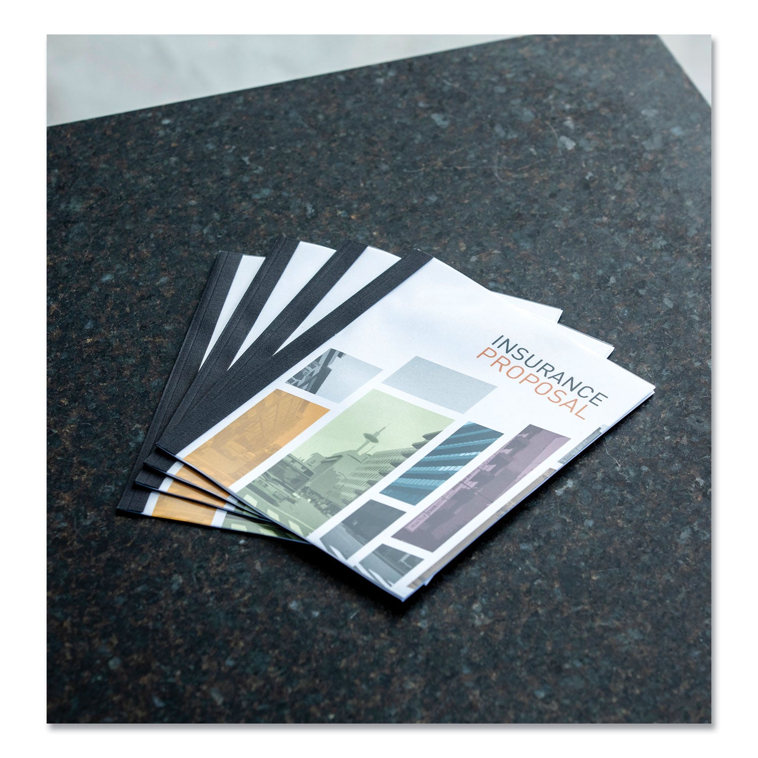 Fellowes Thermal Binding System Presentation Covers, Clear, 2 to 15 Sheet Capacity, 11 x 8.5, Unpunched, 10/Pack (5225301)