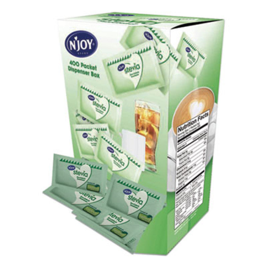 N'Joy Stevia Artificial Sweetener, 0.4 oz. 400 Packets/Box (83221)