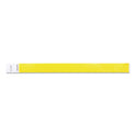 SICURIX Security Wristbands, Sequentially Numbered, 10" x 0.75", Yellow, 100/Pack (85070)