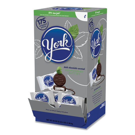 York Peppermint Patties, 84 oz, 175/Box (06643)