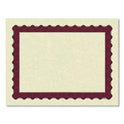 Great Papers! Metallic Border Certificates, 11 x 8.5, Ivory/Red with Red Border, 100/Pack (934100)