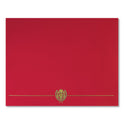 Great Papers! Classic Crest Certificate Covers, 9.38 x 12, Red, 5/Pack (903031S)