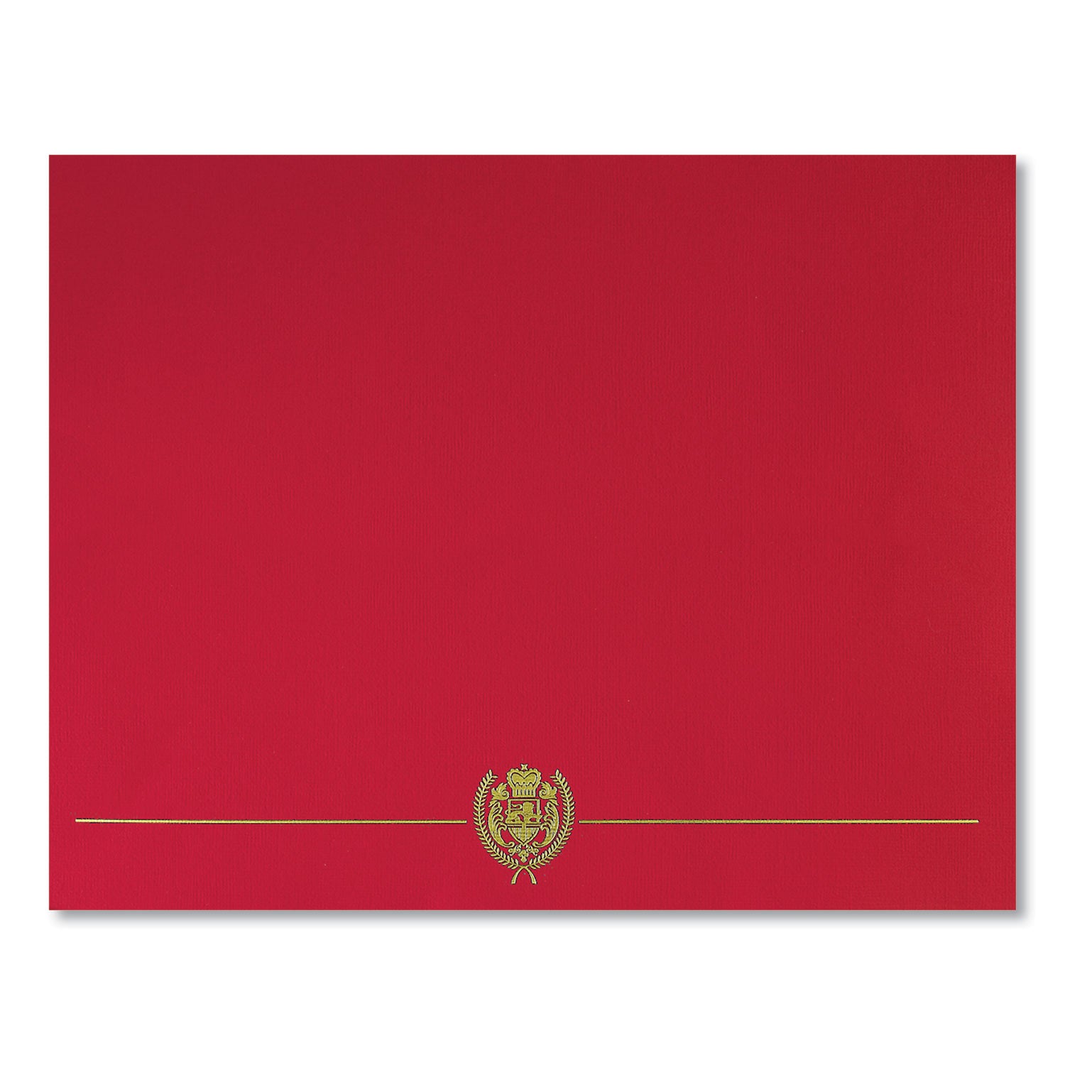 Great Papers! Classic Crest Certificate Covers, 9.38 x 12, Red, 5/Pack (903031S)