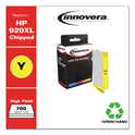 Innovera Remanufactured Yellow High-Yield Ink, Replacement for 920XL (CD974AN), 700 Page-Yield (D974ANC)