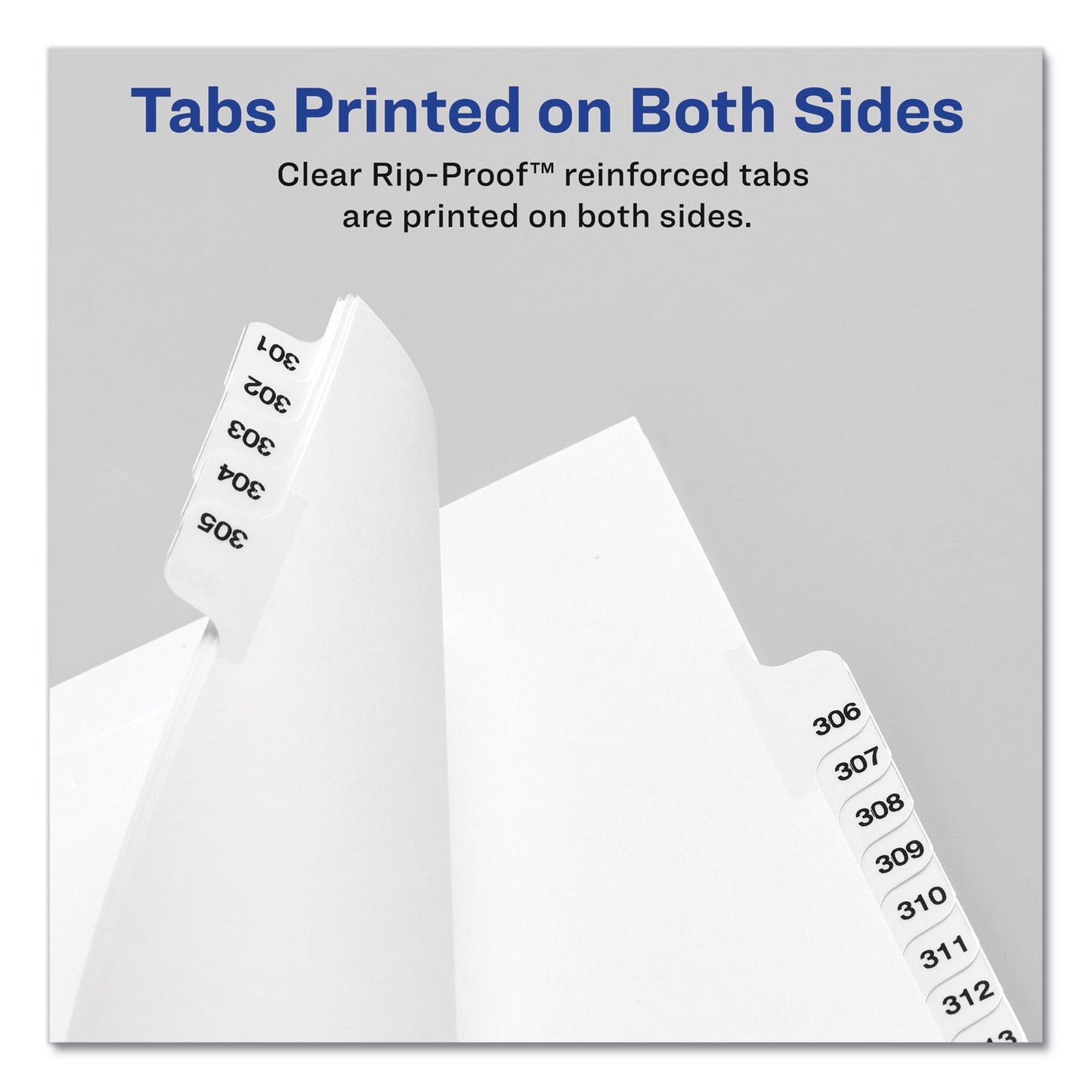 Preprinted Legal Exhibit Side Tab Index Dividers, Avery Style, 10-Tab, 3, 11 x 8.5, White, 25/Pack (11913)