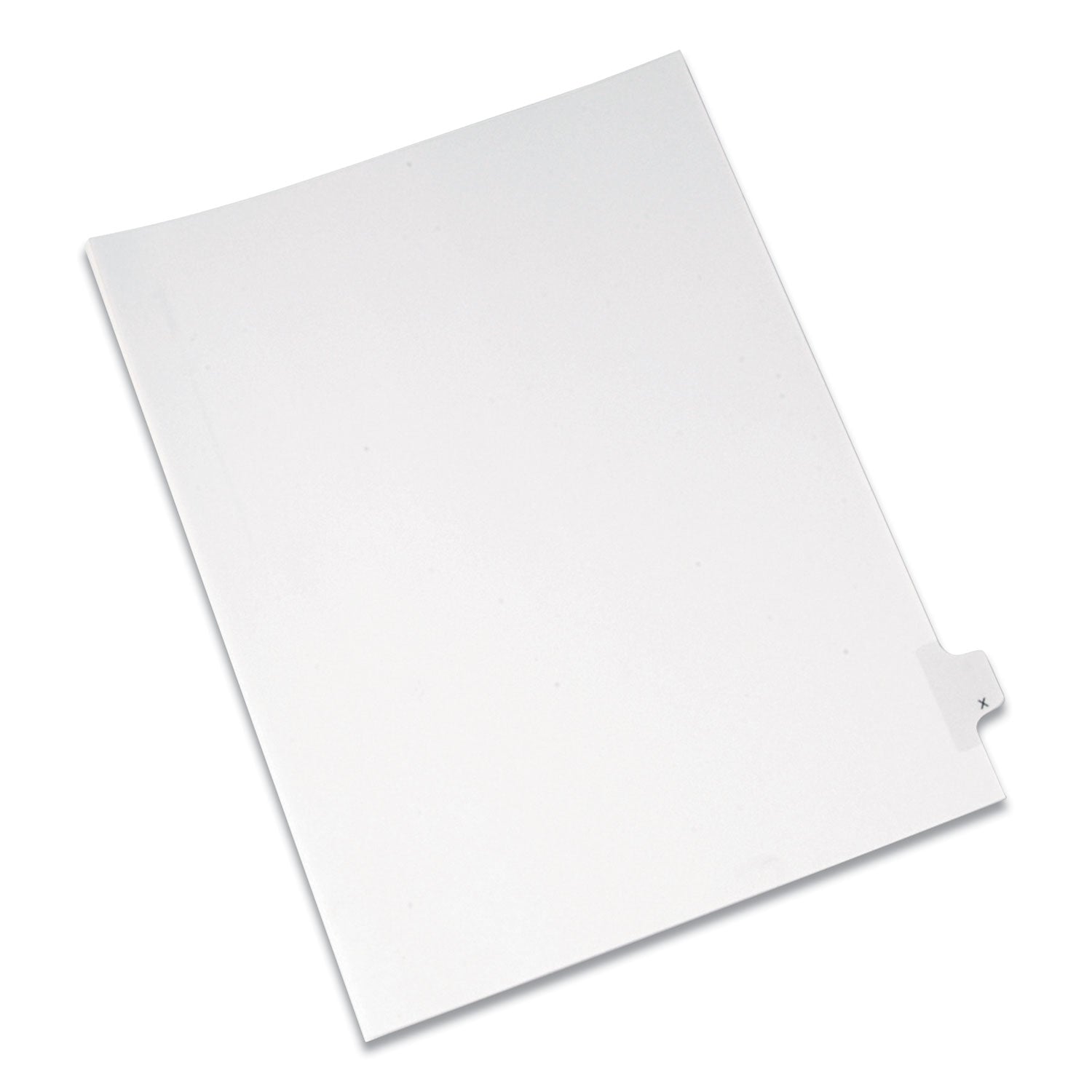 Avery Preprinted Legal Exhibit Side Tab Index Dividers, Allstate Style, 26-Tab, X, 11 x 8.5, White, 25/Pack (82186)