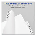 Preprinted Legal Exhibit Side Tab Index Dividers, Avery Style, 25-Tab, 26 to 50, 11 x 8.5, White, 1 Set, (1331) (01331)