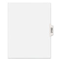 Preprinted Legal Exhibit Side Tab Index Dividers, Avery Style, 25-Tab, Table Of Contents, 11 x 8.5, White, 25/Pack (11910)