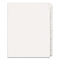 Avery Preprinted Legal Exhibit Side Tab Index Dividers, Allstate Style, 26-Tab, A to Z, 11 x 8.5, White, 1 Set, (1700) (01700)