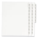 Preprinted Legal Exhibit Side Tab Index Dividers, Avery Style, 26-Tab, Exhibit A to Exhibit Z, 11 x 8.5, White, 1 Set, (1370) (01370)