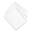 Avery Preprinted Legal Exhibit Side Tab Index Dividers, Allstate Style, 10-Tab, 5, 11 x 8.5, White, 25/Pack (82203)