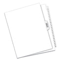 Preprinted Legal Exhibit Side Tab Index Dividers, Avery Style, 25-Tab, 1 to 25, 11 x 8.5, White, 1 Set (11370)