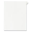 Avery Preprinted Legal Exhibit Side Tab Index Dividers, Allstate Style, 10-Tab, 1, 11 x 8.5, White, 25/Pack (82199)