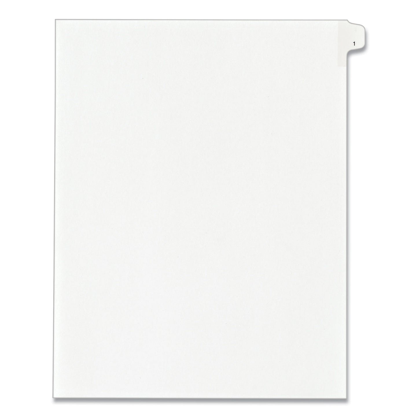 Avery Preprinted Legal Exhibit Side Tab Index Dividers, Allstate Style, 10-Tab, 1, 11 x 8.5, White, 25/Pack (82199)