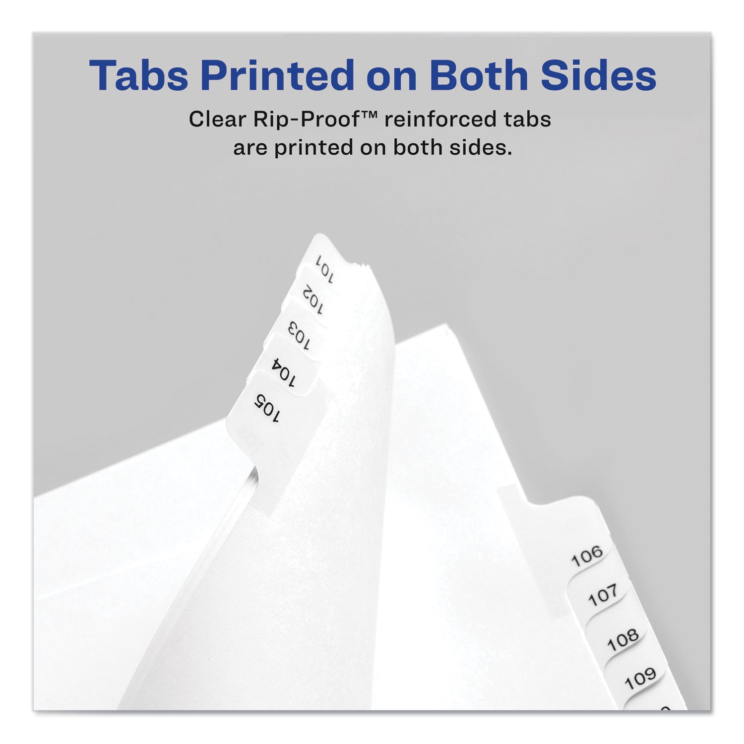 Avery Preprinted Legal Exhibit Side Tab Index Dividers, Allstate Style, 10-Tab, 1, 11 x 8.5, White, 25/Pack (82199)