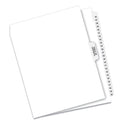 Preprinted Legal Exhibit Side Tab Index Dividers, Avery Style, 26-Tab, 26 to 50, 11 x 8.5, White, 1 Set (11372)