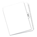 Preprinted Legal Exhibit Side Tab Index Dividers, Avery Style, 27-Tab, A to Z, 11 x 8.5, White, 1 Set (11374)