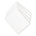 Avery Preprinted Legal Exhibit Side Tab Index Dividers, Allstate Style, 10-Tab, 4, 11 x 8.5, White, 25/Pack (82202)