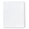 Avery Preprinted Legal Exhibit Side Tab Index Dividers, Allstate Style, 25-Tab, 101 to 125, 11 x 8.5, White, 1 Set, (1705) (01705)