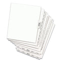 Preprinted Legal Exhibit Side Tab Index Dividers, Avery Style, 26-Tab, B, 11 x 8.5, White, 25/Pack, (1402) (01402)