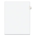 Preprinted Legal Exhibit Side Tab Index Dividers, Avery Style, 10-Tab, 4, 11 x 8.5, White, 25/Pack (11914)