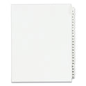 Preprinted Legal Exhibit Side Tab Index Dividers, Avery Style, 25-Tab, 1 to 25, 11 x 8.5, White, 1 Set, (1330) (01330)