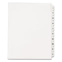 Avery Preprinted Legal Exhibit Side Tab Index Dividers, Allstate Style, 10-Tab, I to X, 11 x 8.5, White, 1 Set (82319)